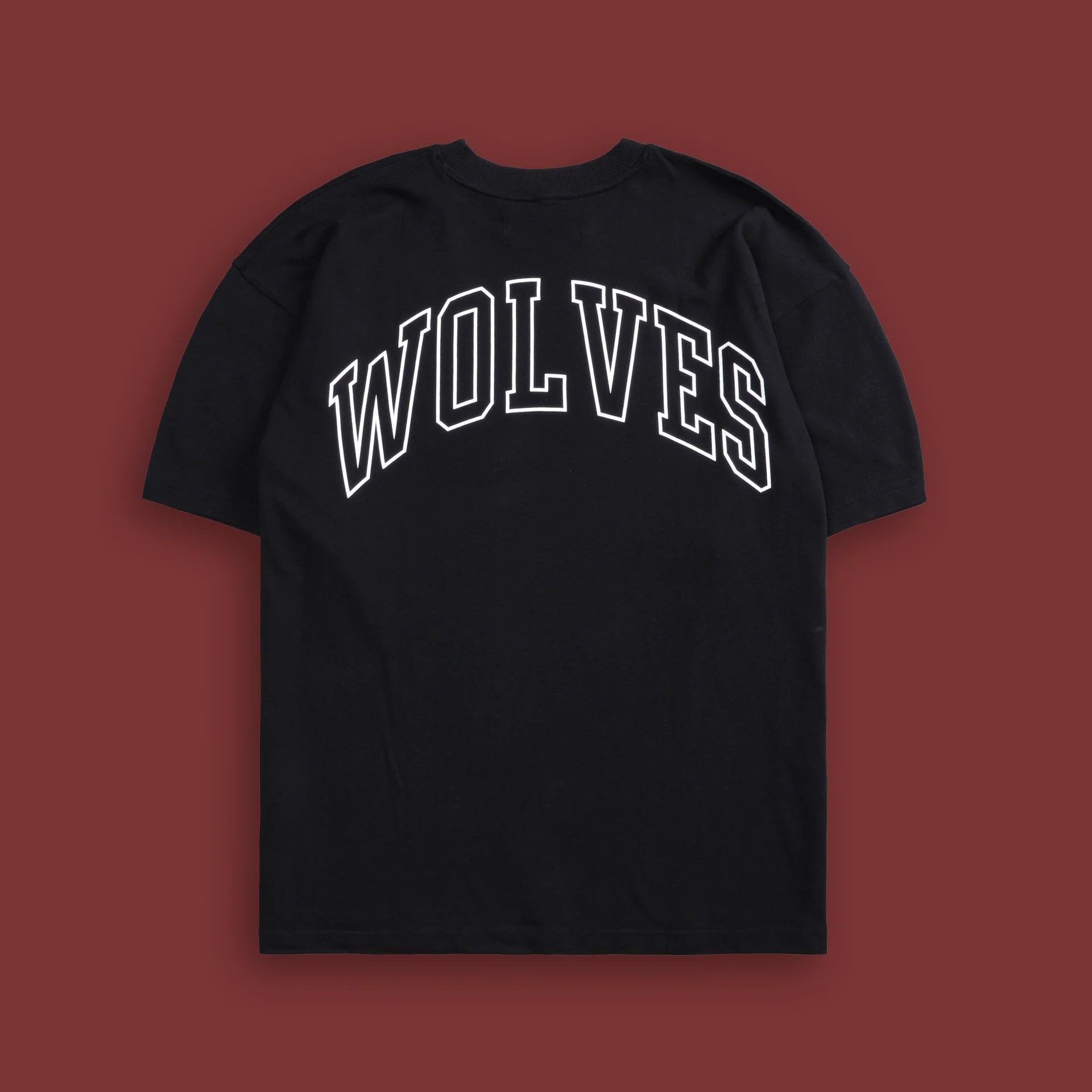 Camiseta extragrande "Premium" de Wolf Loyalty en negro