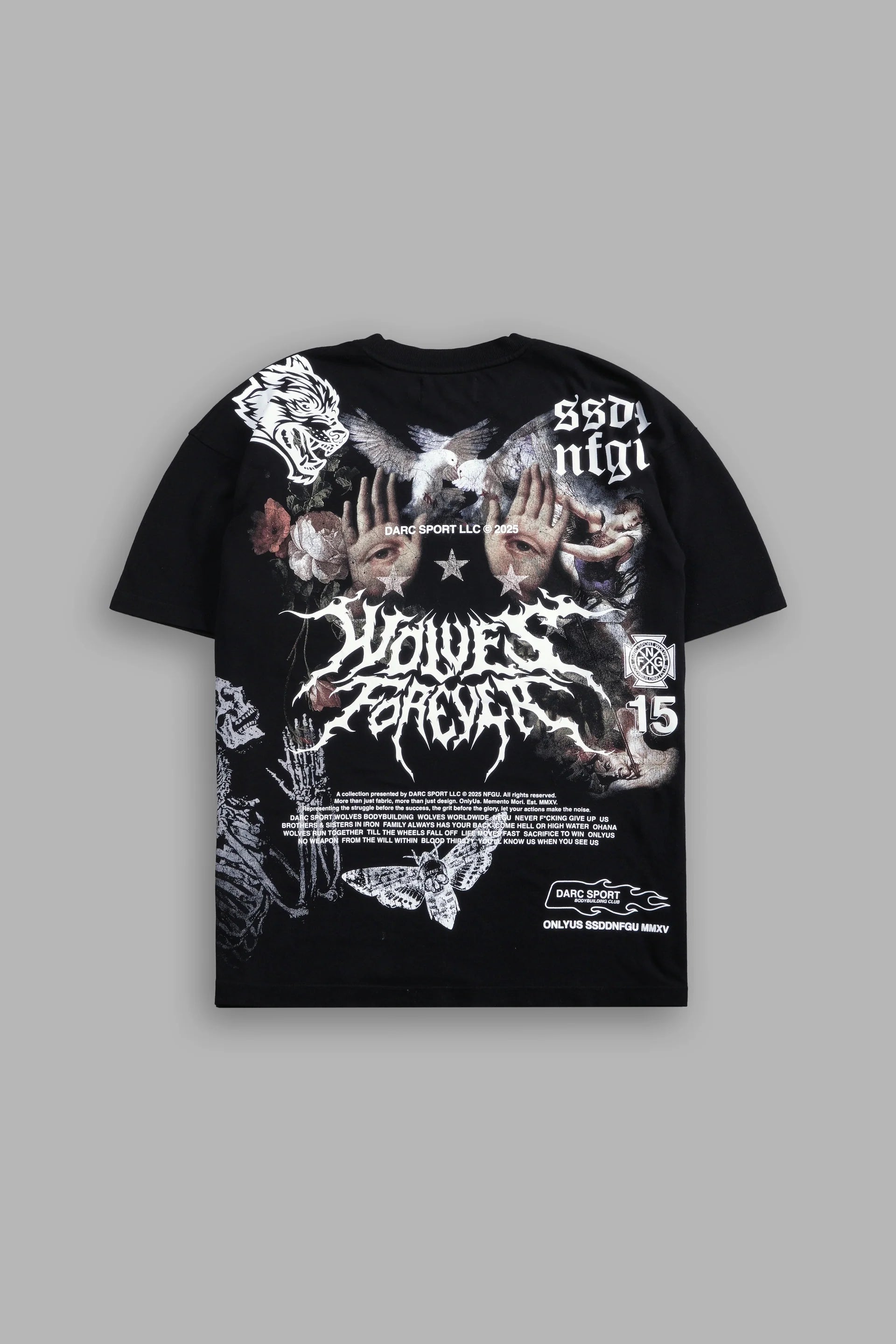 Born Stoic "Premium" Oversized Tee in Black