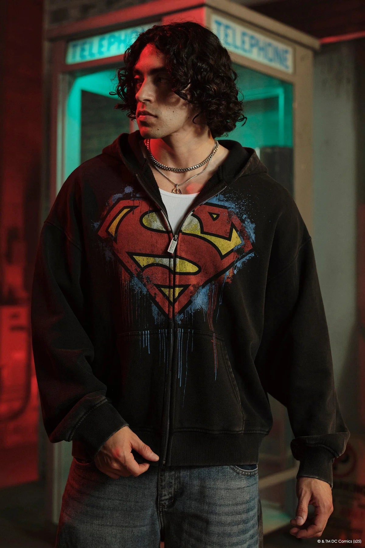 Superman Drip Zip-Ups