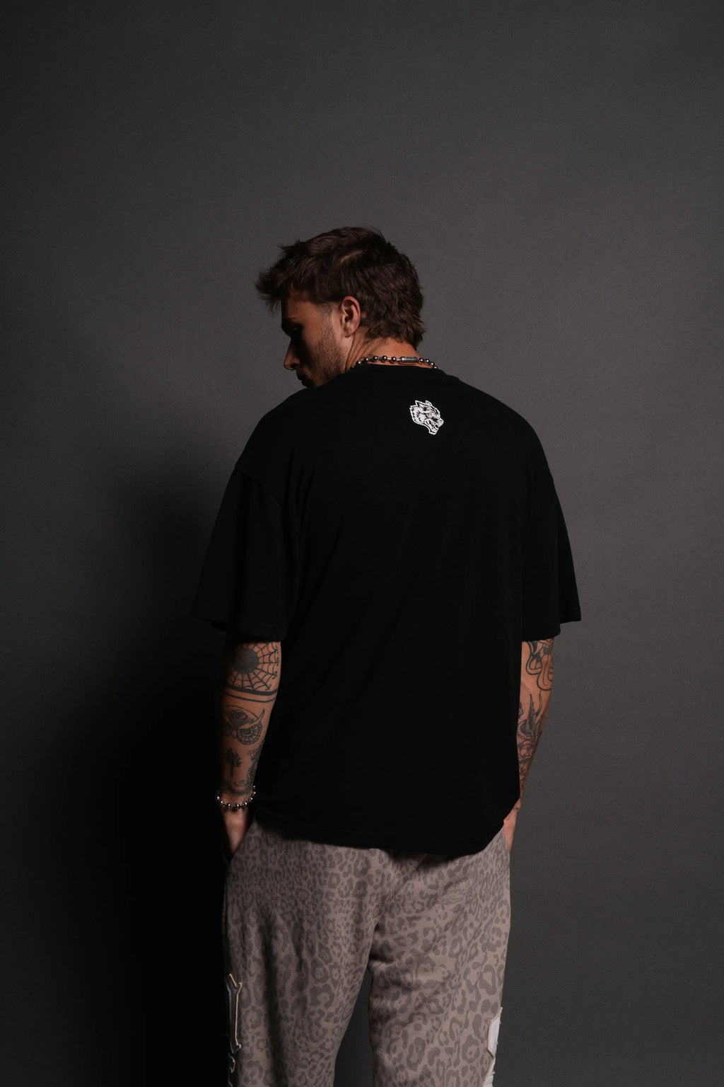 Iron Pack "Premium" Oversized Tee in Black