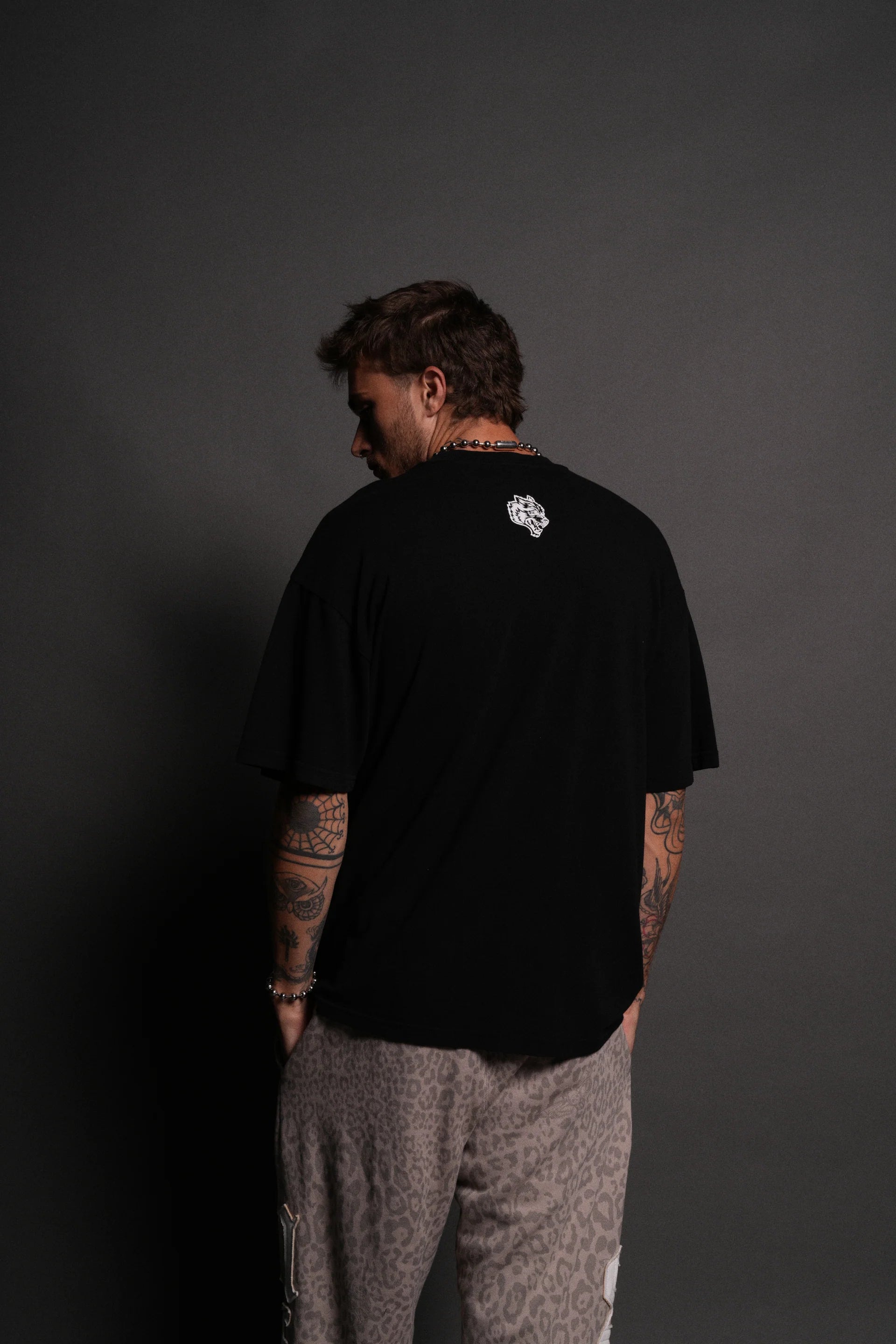 Iron Pack "Premium" Oversized Tee in Black