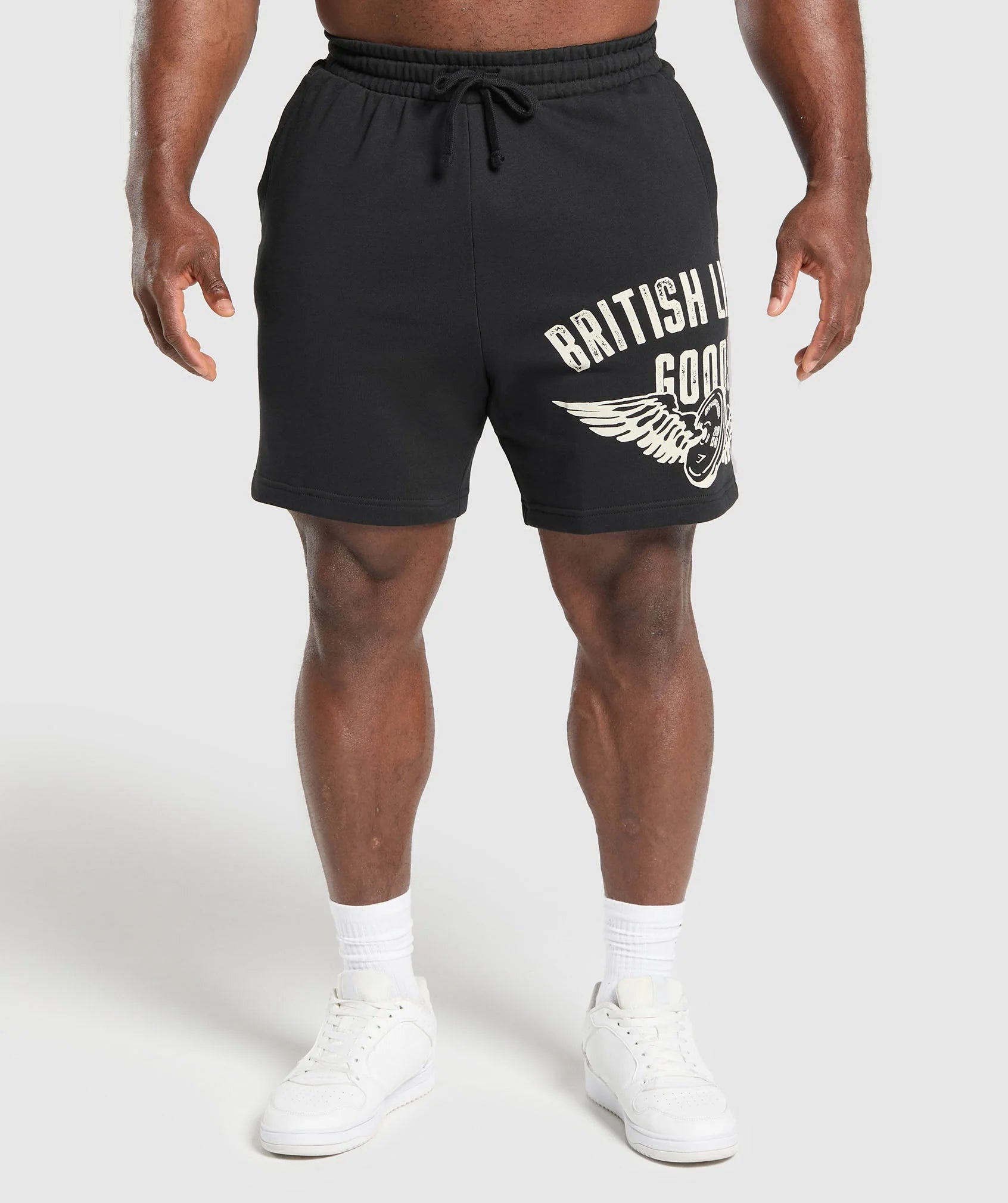British Lifting Goods Graphic Shorts
