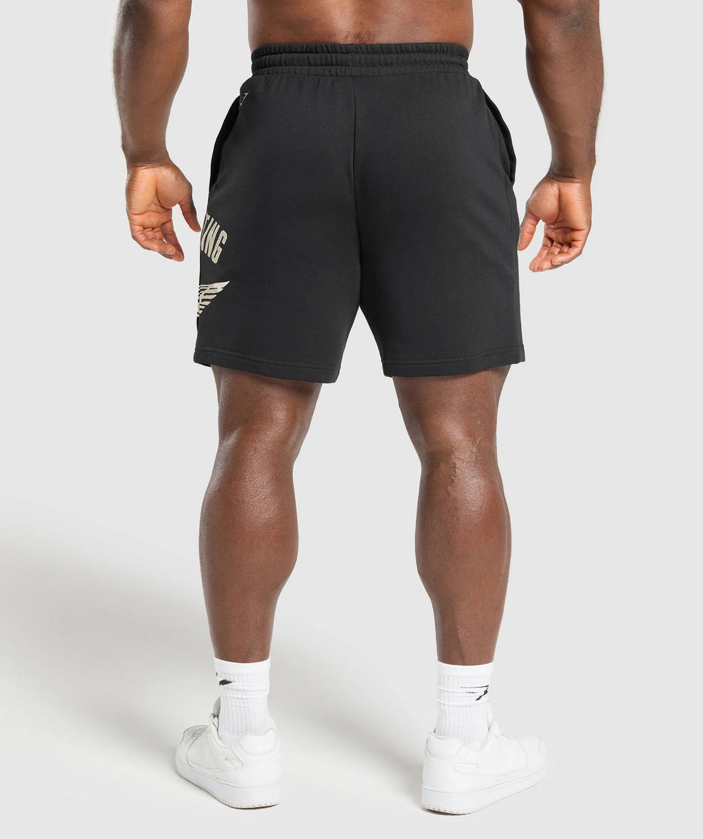 British Lifting Goods Graphic Shorts