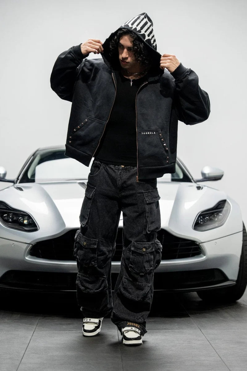 Deconstructed Terry Hoodies