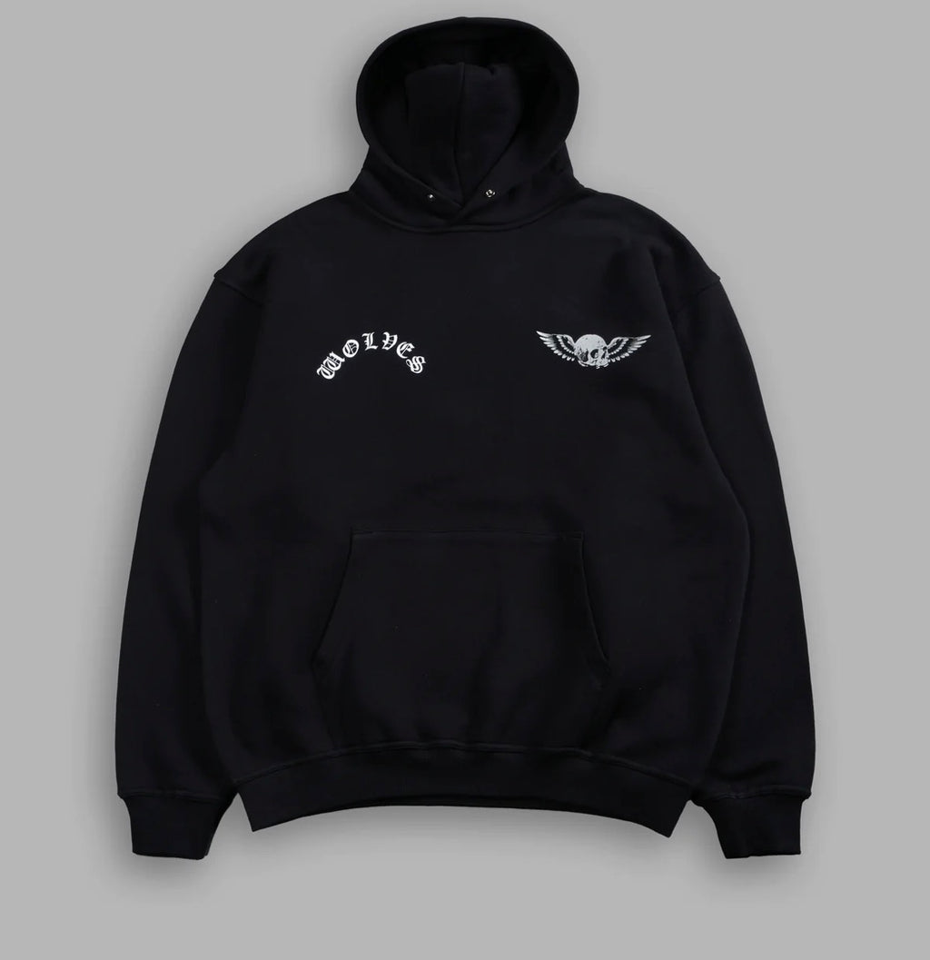 Dark Creed “PIERCE” hoodie in black