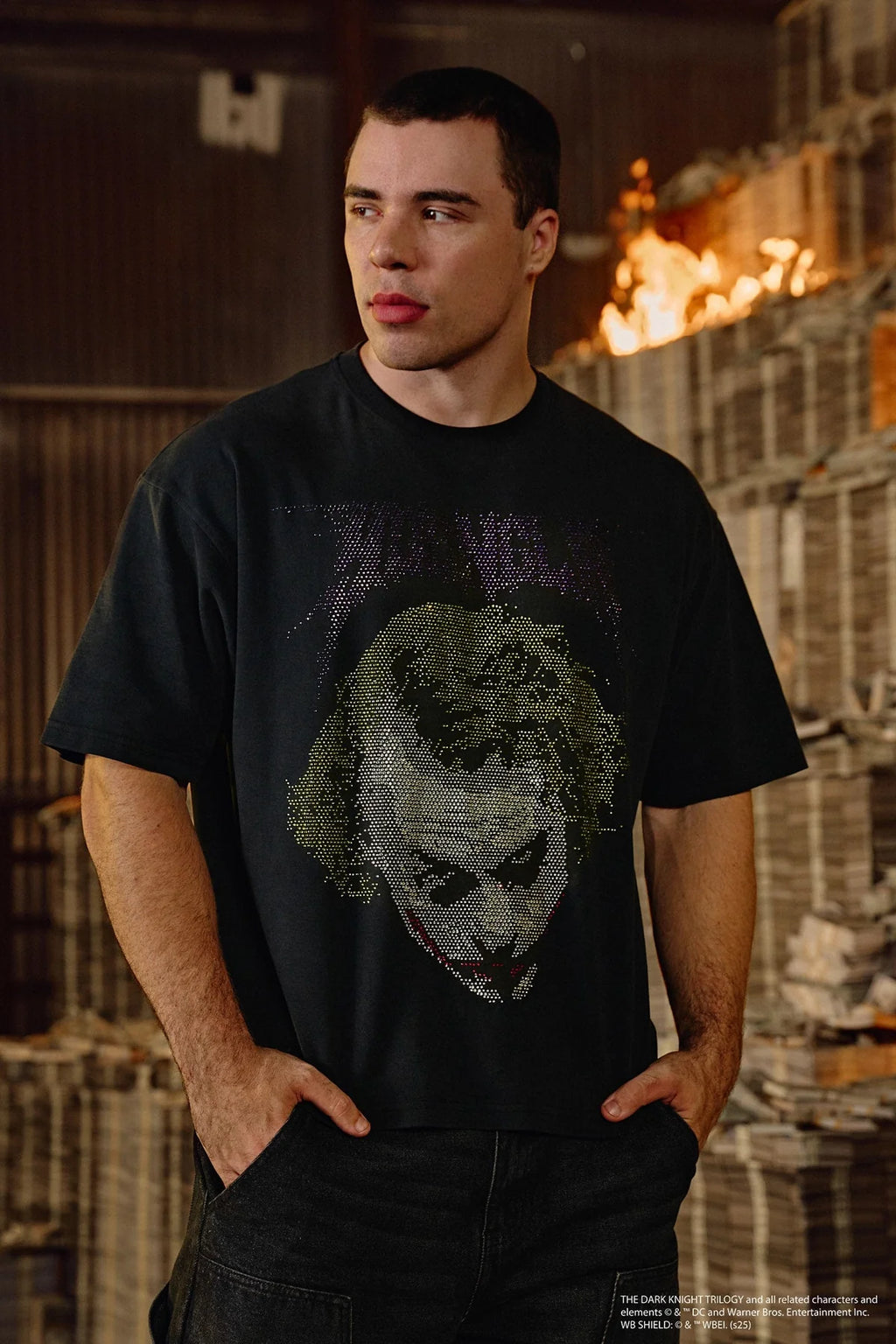 Batman Rhinestone Tees