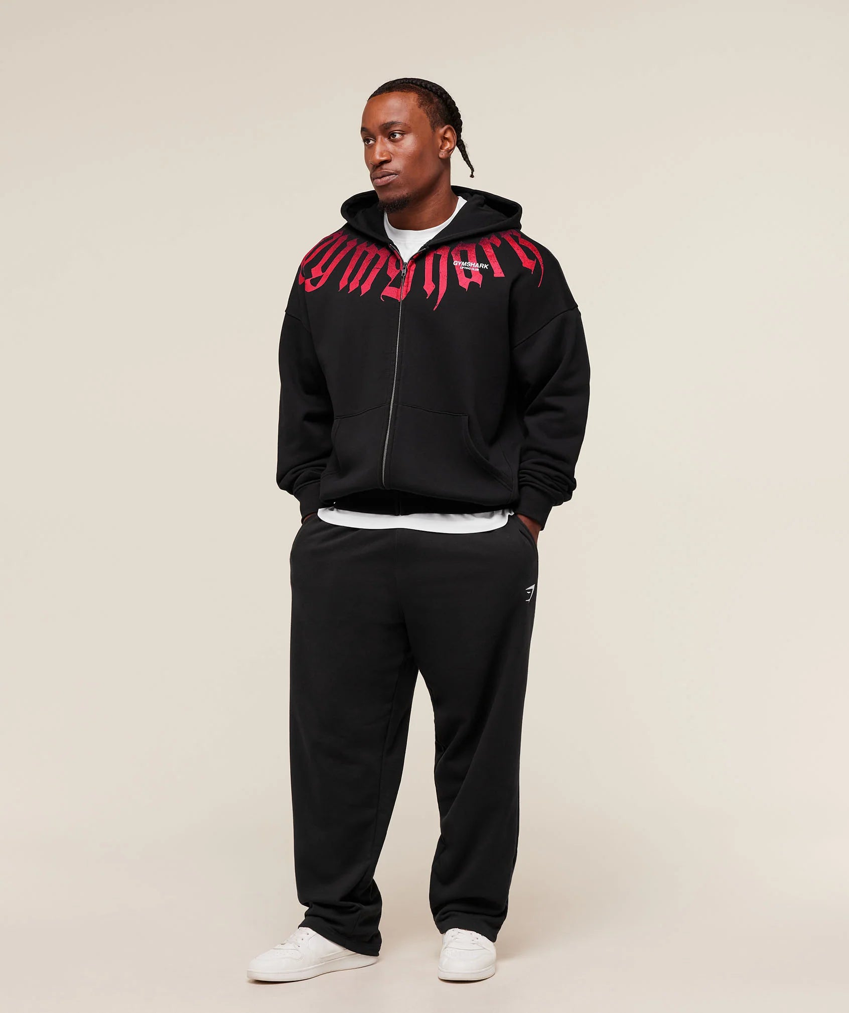 Fade Graphic Zip Up Hoodie