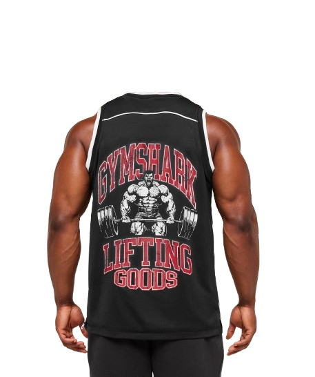 Graphic Basketball Mesh Tank